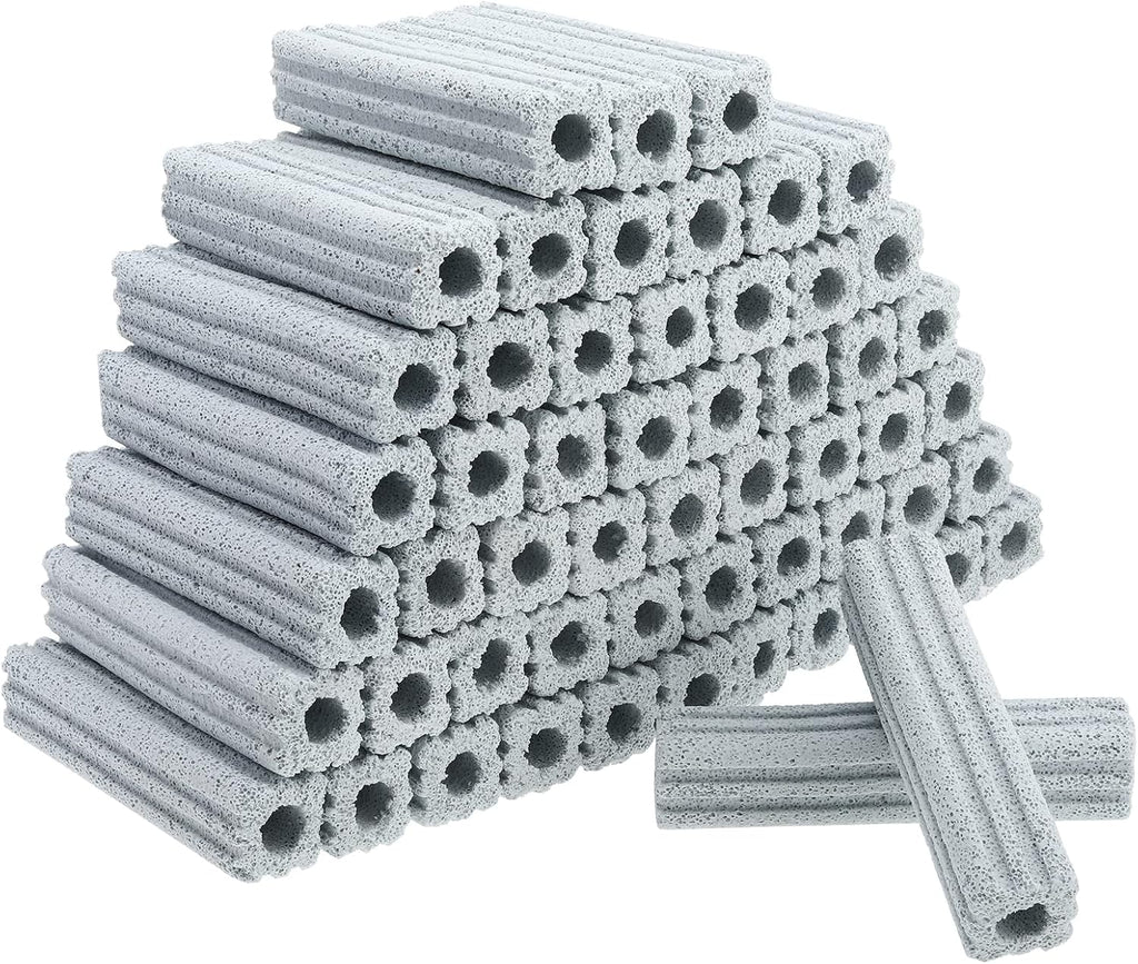 RealPlus Ceramic Bio Filter Media for Aquarium Sump Canister Pond Fish Tank, Vast Surface Area (6.2" Length / 56pcs)