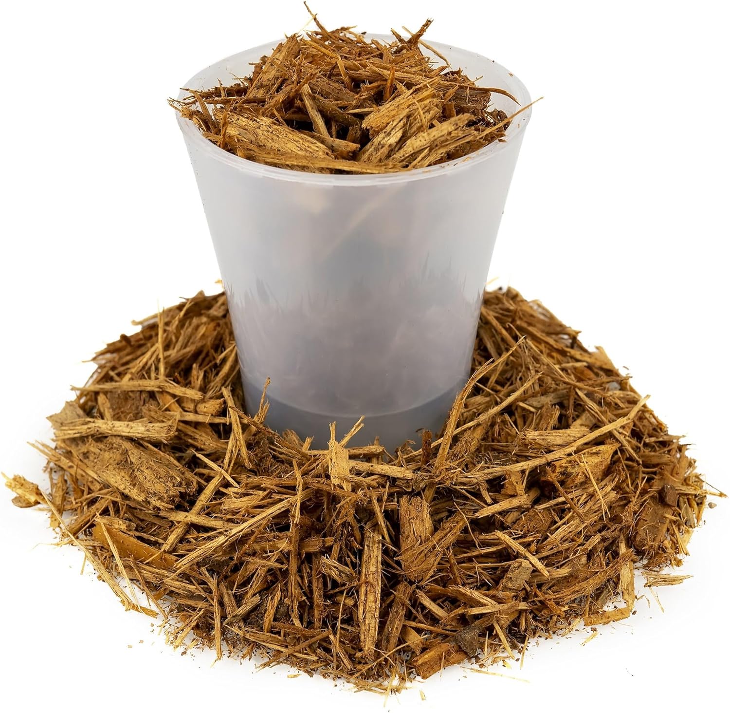 Gardenera Organic Yellow Mulch - Nurture Your Plants with Natural Nutrients - 20 QUARTS