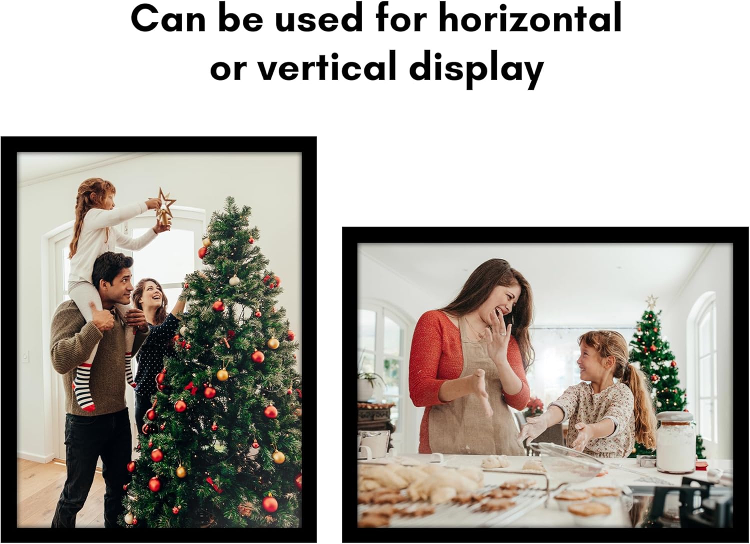 Americanflat 22x29 Poster Frame with Polished Plexiglass - Black Picture Frame - Wide Photo Frames Made of Engineered Wood for Vertical or Horizontal Wall Display - Epic Collection - Black