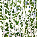 6Pcs Artificial Hanging Plants Begonia Leaf Vine With 60 Colorful Lights, Begonia Vine Leaves, Fake Plant Vines, Can Be Used for Wall,Party Wedding, Home, Kitchen, Indoor and Outdoor Decoration