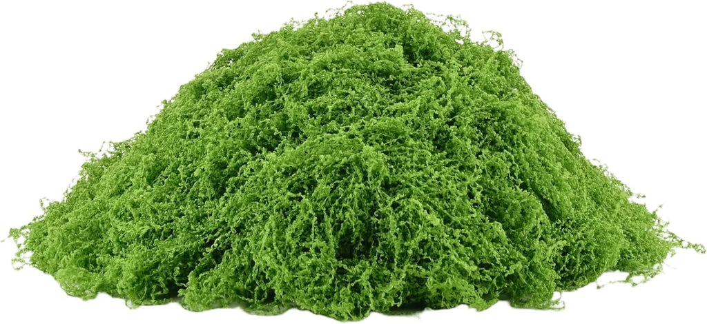 Caiyjhao Green Simulated Moss, Forest Colored Filamentous Artificial Grass, Used for Landscape Production, Mural Art, Easter, Artificial Green Plant Decoration, Any DIY Crafts (Grass Green 3.5oz)
