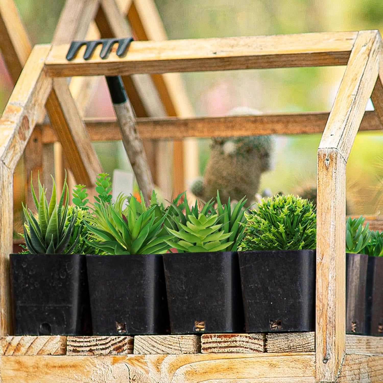 22pcs Artificial Succulents Realistic Mini Succulent Plants, Green Succulents Small Plants for DIY Crafting Garden Home Arrangement Office Decorations (Unpotted)