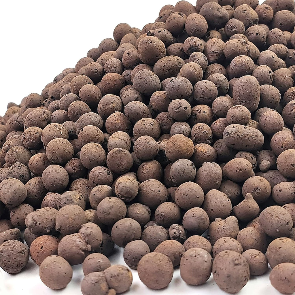 2 lbs Clay Pebbles for Plants, 8-12 mm Leca Clay Balls for Indoor Plants, Orchid Potting Mixes, Hydroponic Growing, Aquaponics, Potted Top Dressing and Drainage