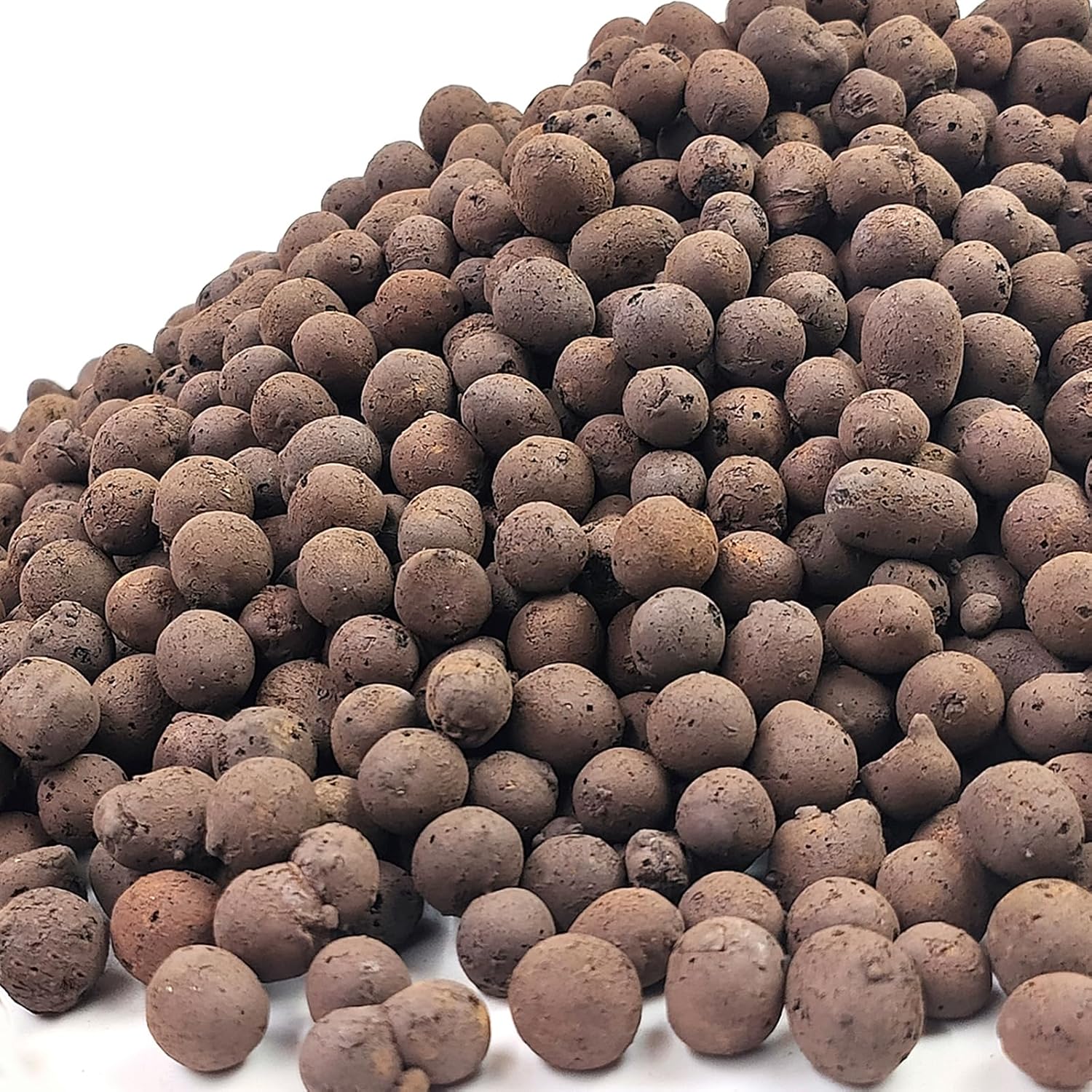 2 lbs Clay Pebbles for Plants, 8-12 mm Leca Clay Balls for Indoor Plants, Orchid Potting Mixes, Hydroponic Growing, Aquaponics, Potted Top Dressing and Drainage