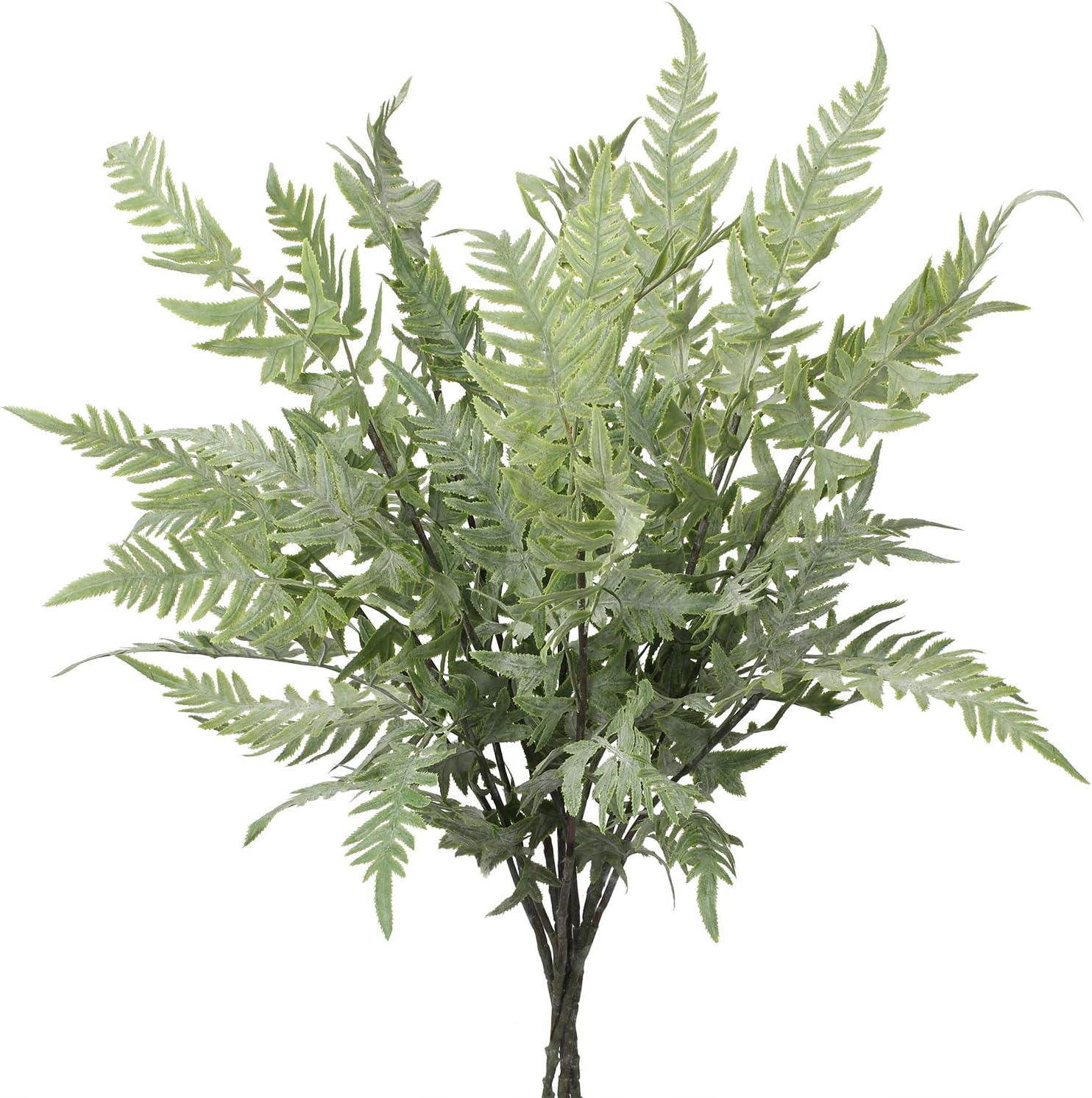 Briful 30" Artificial Boston Fern Plants Bushes Fake Shrubs Bush Greenery Plants Faux Fern Plant Large for Outdoors UV Resistant Garden Plants or Home Office Desk Indoor Decor 3pcs