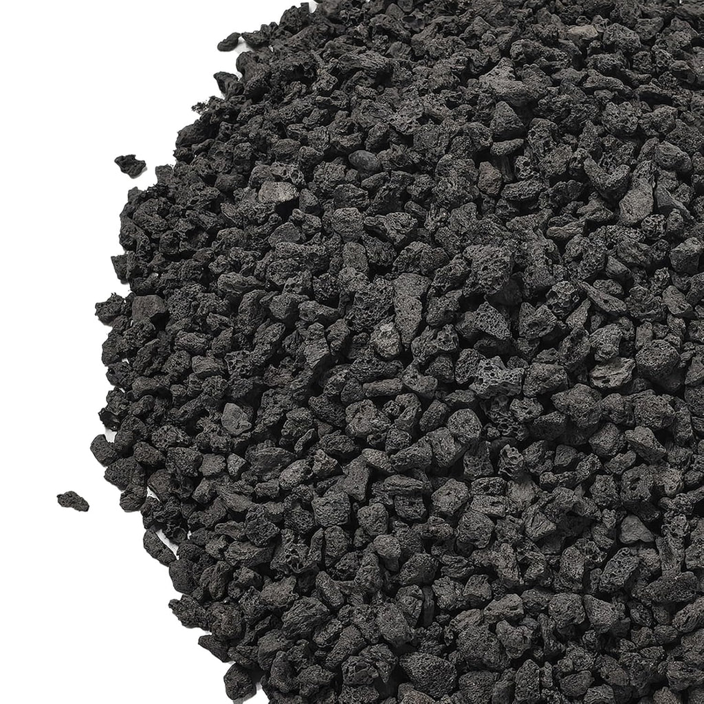 5lbs Small Lava Rocks for Plants Drainage, 1/5 Inch Black Gravel Mulch for House Plants, Succulent Rocks Pebbles for Planters,Cactus, Bonsai Tree, Pure Volcanic Rocks, Top-Dressing