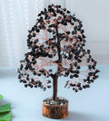 Crocon Black Tourmaline Tree of Life - Crystal Gemstone Chakra Healing Stone - Feng Shui Money Tree - Handmade Spiritual Crystal Gifts