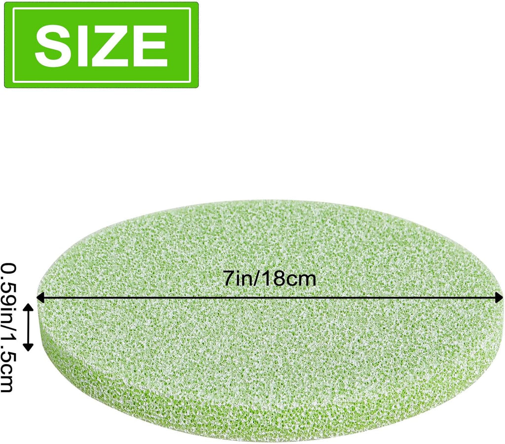 Poweka Phosphate Reducer Filter Pads, Compatible with Fluval FX4/FX5/FX6, 6 Count, Green, Aquarium Filter Accessories