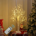 144 LED Birch Tree Lights with Remote Control, DIY Artificial Tree Lamp with Timer, Twinkle Lighted Tree 3 AA or USB Powered, Fairy Light Spirit Tree for Bedroom Easter Decor (White)