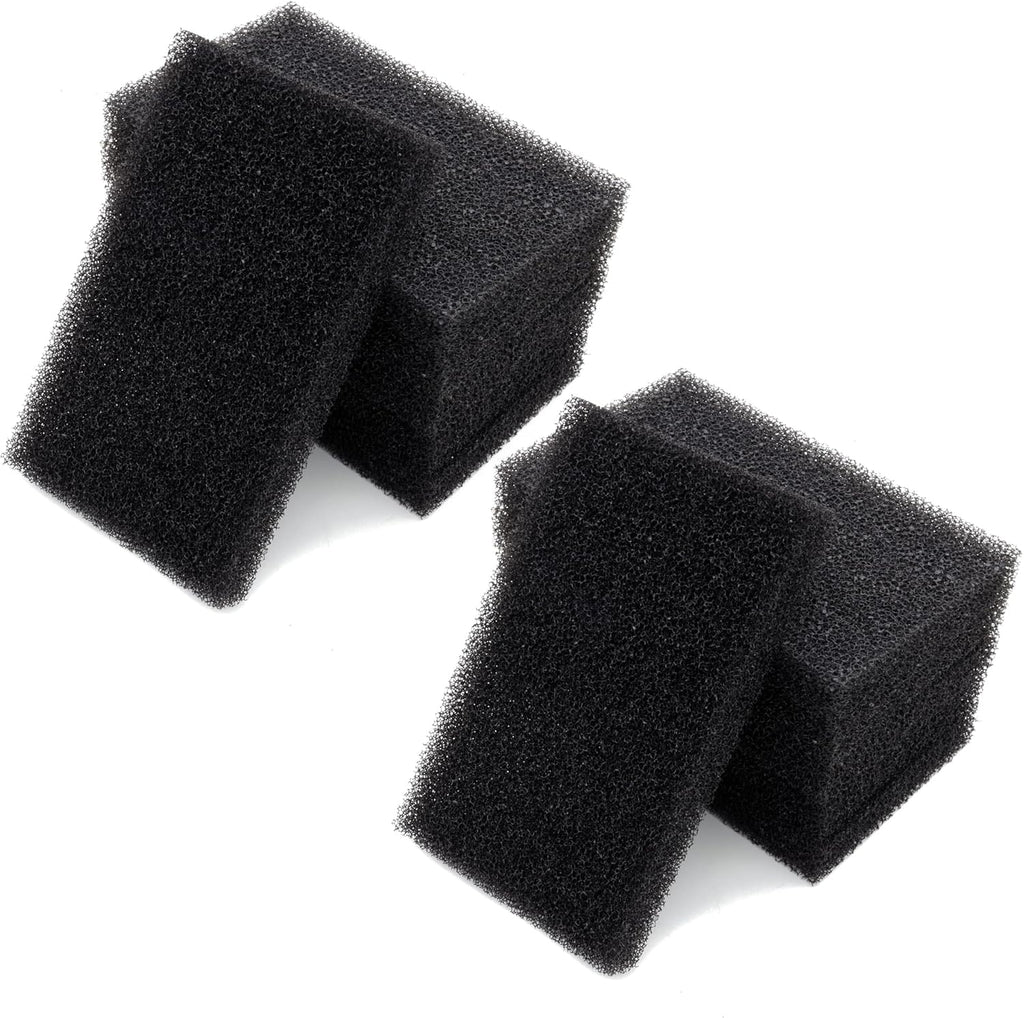 Aquarium Bio Filter Media Sponge, 6.28 x 4 x 0.78 inch 12 Pack Cut-to-Size Foam for Aquarium Fish Tank