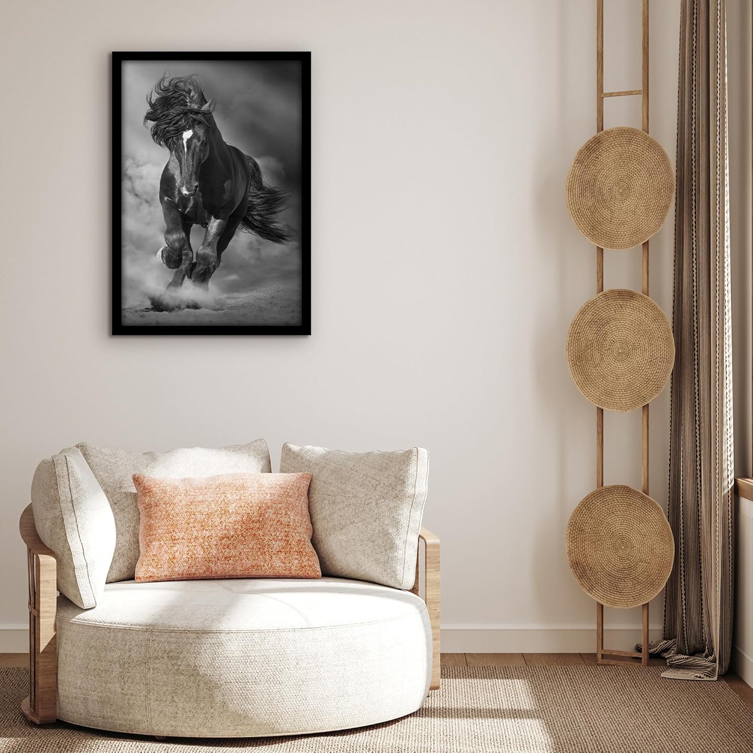 Americanflat 19x28 Poster Frame with Polished Plexiglass - Black Picture Frame - Wide Photo Frames Made of Engineered Wood for Vertical or Horizontal Wall Display - Epic Collection - Black