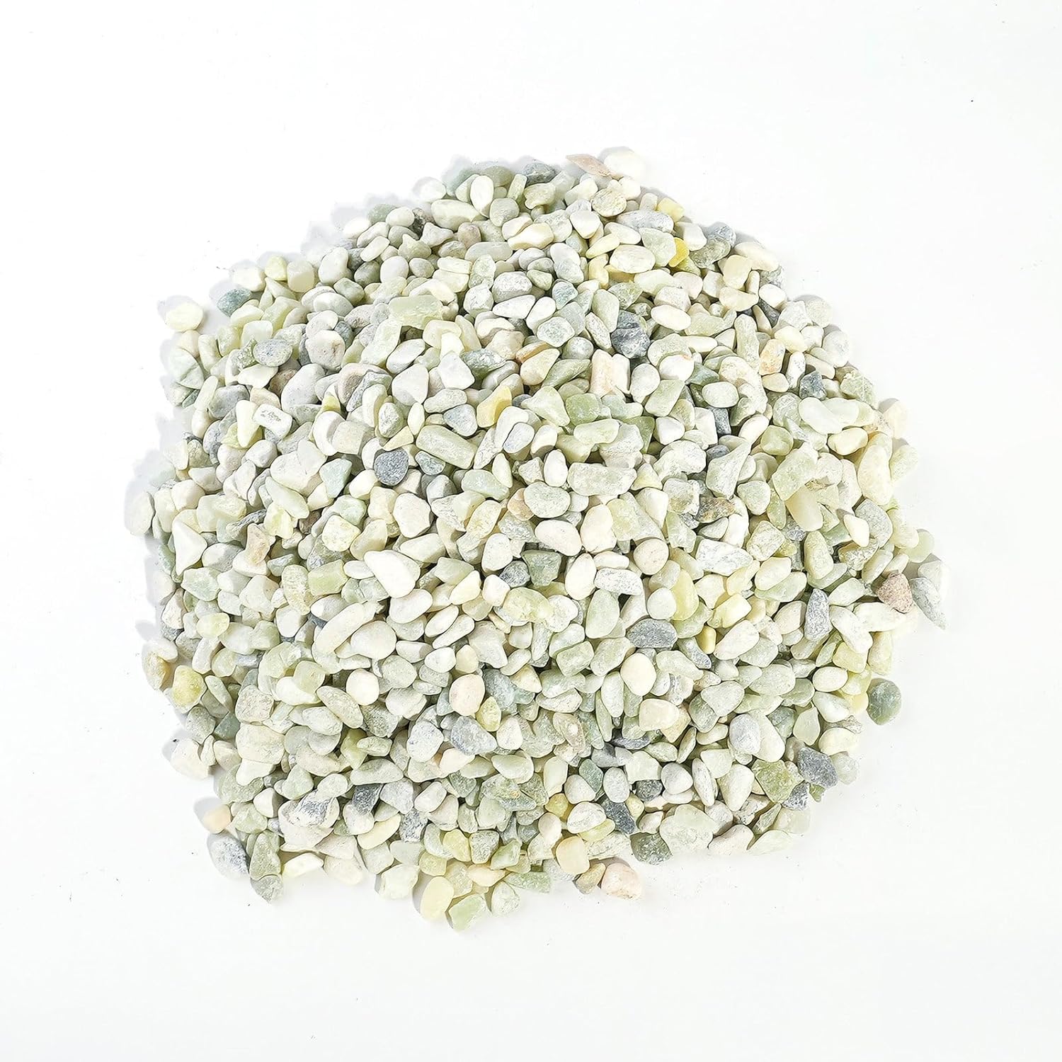 CONSDAN 12 LBS Natural Gravel for Fish Tank, StoneCreek Betta Fish Aquarium Gravel, Vase Filler, River Rocks, Fish Tank Decorations, Perfect for Aquarium Decor, Fish Tank, & Indoor Plant, Jade