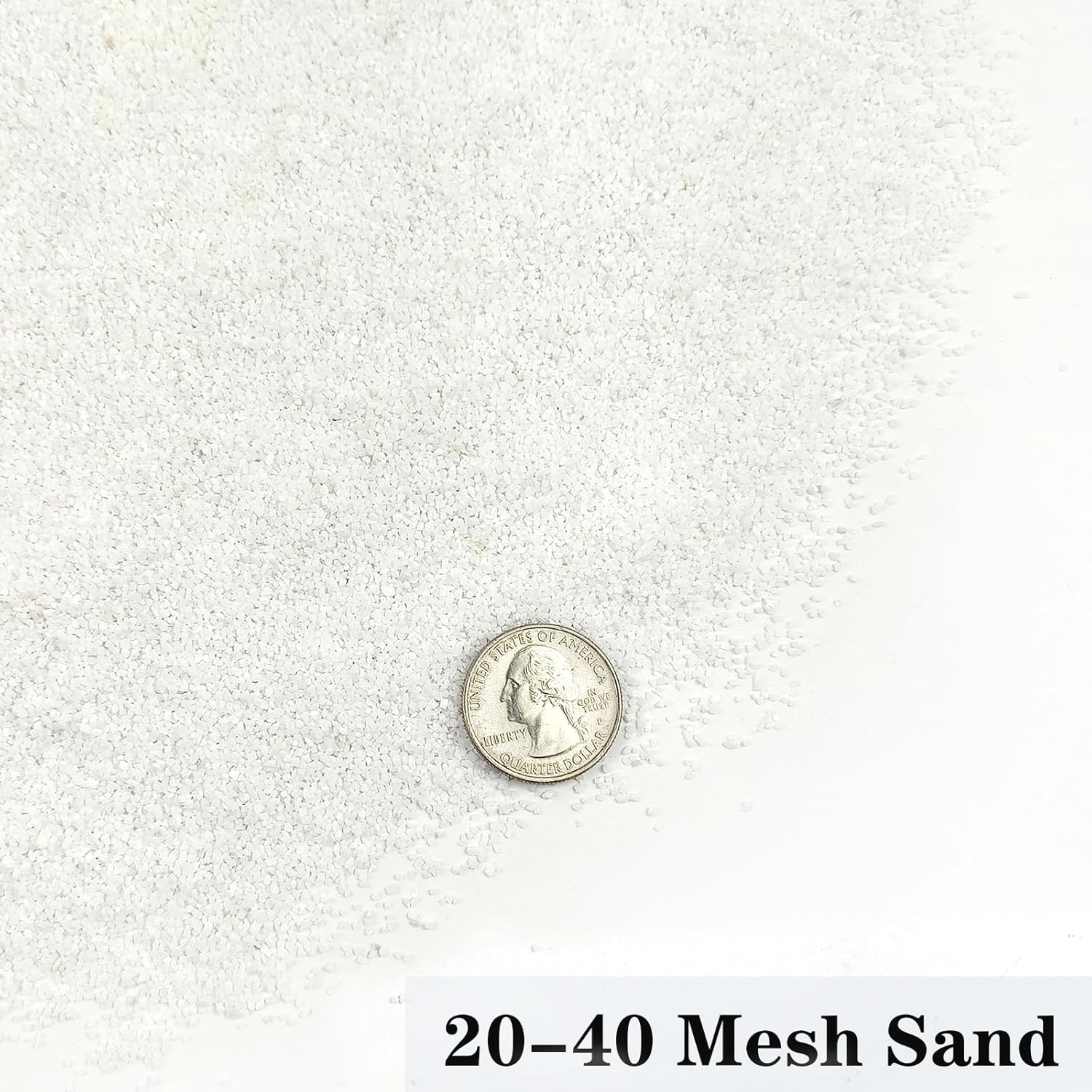 Aquarium Sand, 10lbs White Fish Tank Sand, Aquarium Gravel Substrate for Aquascaping, Vivariums, Terrariums, Plants and Crafts