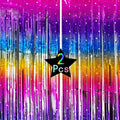 Sparkly Neon Rainbow Foil Fringe Curtain Backdrop Metallic Streamers Photo Booth Props for Birthday Bachelorette Gay Pride Day Graduation Wedding 80s 90s Disco Party Decorations- 2 Packs (3.3x6.6Ft)