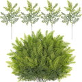 HOHOTIME 50 PCS Artificial Pine Stems, Christmas Greenery Cypress Pine Picks, Gradient Green Faux Cedar Branches for Vase, Fake Plants, Faux Pine Sprigs for Garland Wreath Tree Home DIY Xmas Decor