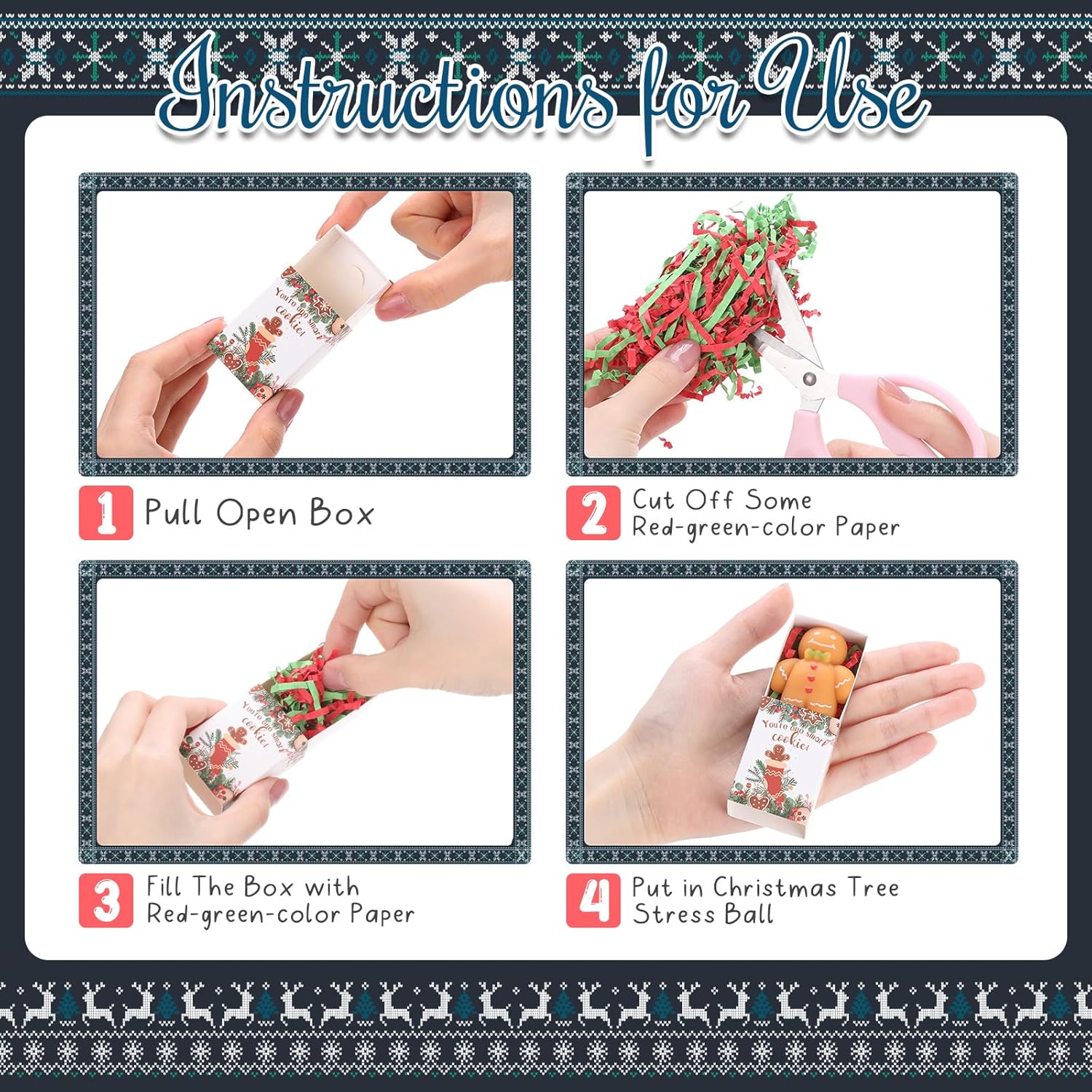 Wettarn 35 Sets Christmas Appreciation Gifts Cute Stress Balls with Support Gift Boxes Bulk Merry Christmas Party Favors for Employee Coworker Friends Office Positive Thank You Relief Toys