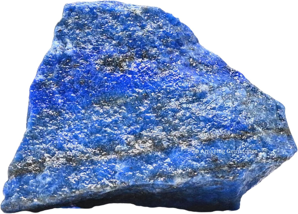 Amazing Gemstone Lapis Lazuli Raw Crystals and Healing Stones, Natural Rocks for Tumbling and DIY Raw Stones and Crystals (1 lb)