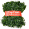 Christmas Garland for Outdoor/Indoor Decoration, Soft Greenery Artificial Garland Decorations, Non-lit Green Xmas Garlands Perfect for Party Home Garden and Holiday Festival Decor, 50 Feet 1 Pack