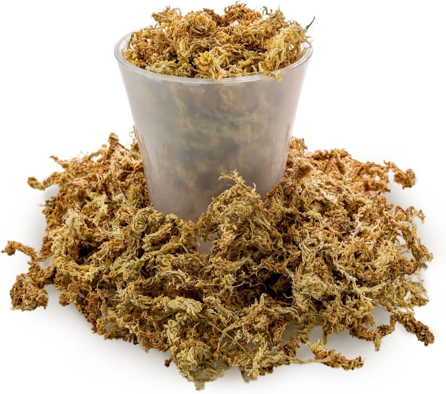 Premium New Zealand Sphagnum Moss by Gardenera - Organic Hand Mixed Long Fibered Sphagnum Moss Orchid - 5 Quart