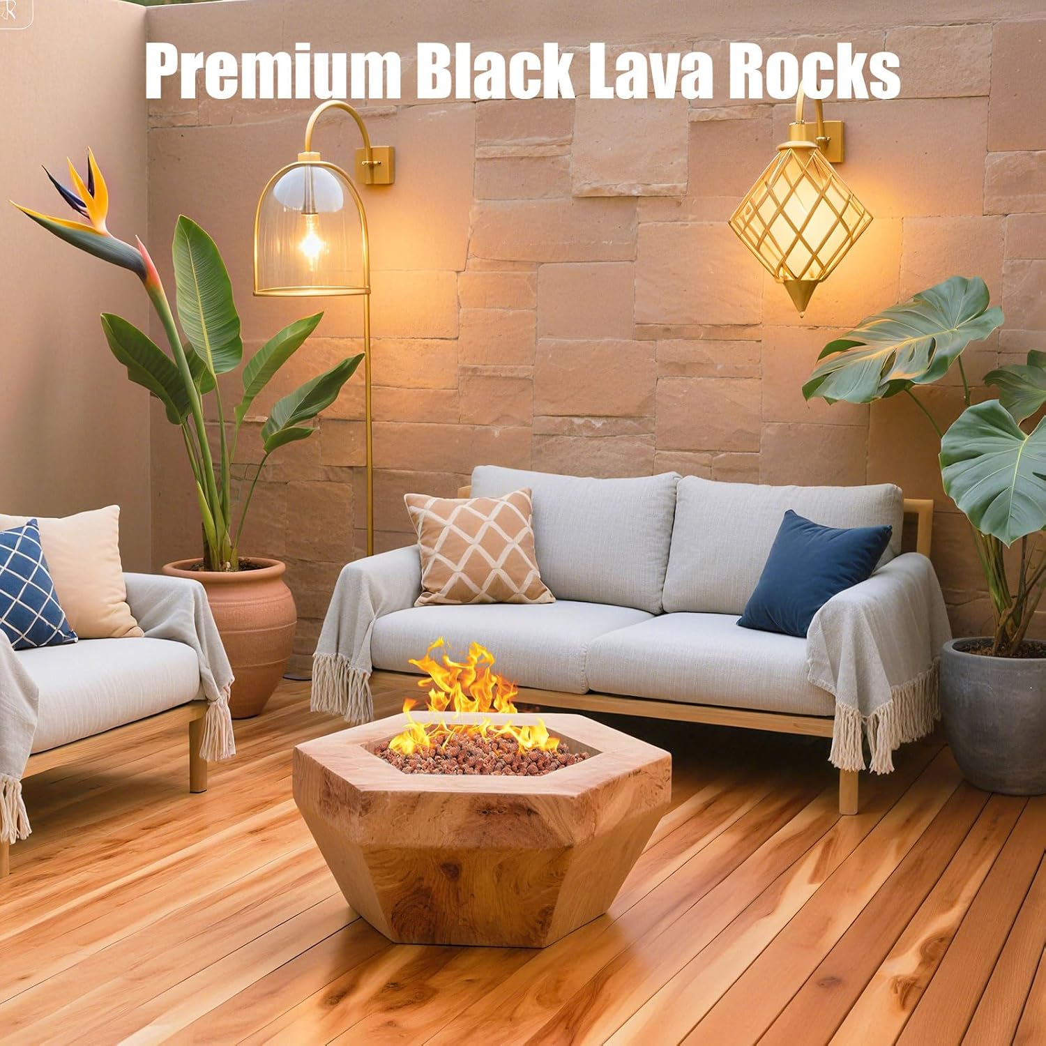 10 Pounds Red Lava Rocks for Fire Pits, Fireplaces, Perfect for Gas Log Sets, Gas Grills, Landscape Design, 0.8-1.2 Inch, Suitable for Both Indoor and Outdoor Applications, Stylish and Long-Lasting