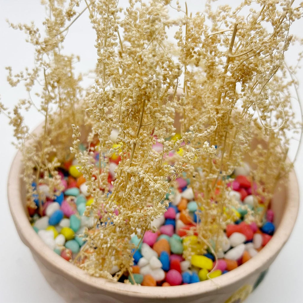 Woohome Miniature Shrubs Model Bushes Long Shrub Vegetation Groups Static Grass Tuft for DIY Model Train Landscape Railroad Scenery, Brown