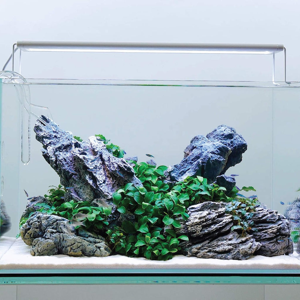 Current USA Seiryu Stone Collection 7 Piece Set | Molded Aquarium Decor Rock Artificial Resin Fish Tank Decoration up to 36" Long Aquariums 8816