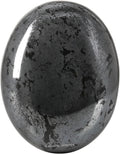 Amazing Gemstone Hematite Crystals and Healing Stones - Large Palm Stone Crystals Piedra - Crystal for Good Luck, Balanced Positive Energy, Meditation - Unique Stocking Stuffers Gifts for Women, Men