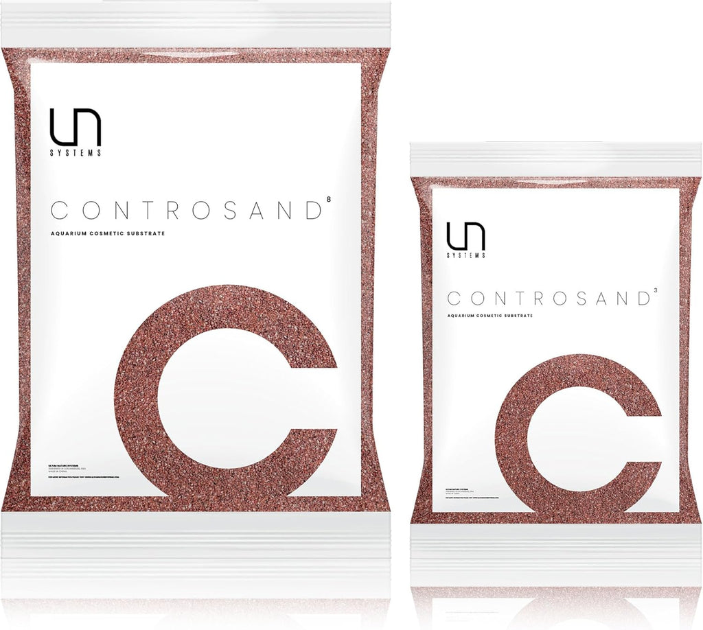 UNS Controsand - Morocco, 8L - Natural Freshwater 0.4-0.9mm Reddish Sand for Aquascaping Planted Tanks - Aquarium, Terrarium, Paludarium Substrate for Betta, Shrimp, Fish, Jumping Spider, Turtle