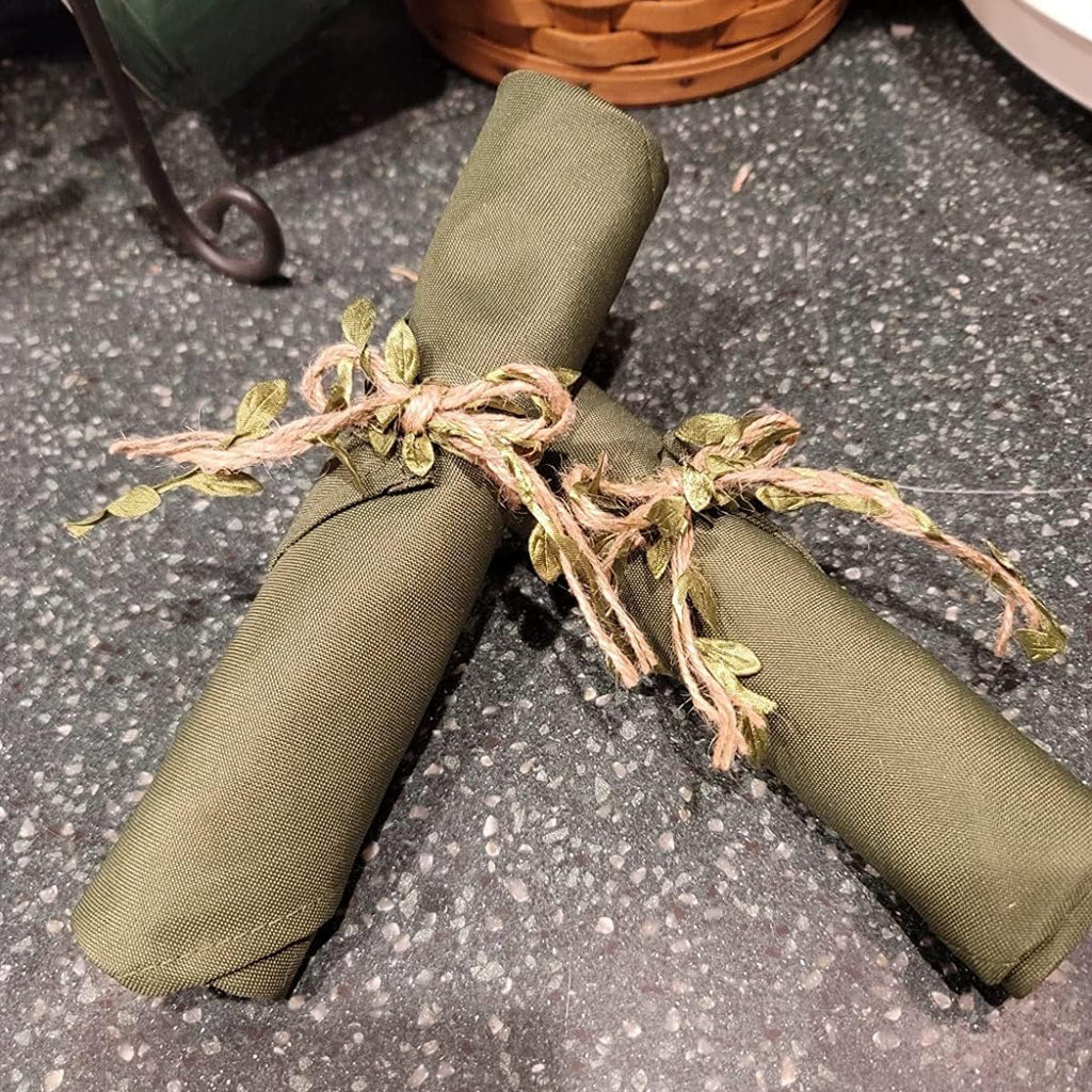 132 Ft Boho Eucalyptus Vines with Twine, Artificial Eucalyptus Leaf Greenery with Hemp Rope for Baby Shower Home Wall Garden Wedding Party Wreaths Christmas Craft Decorations