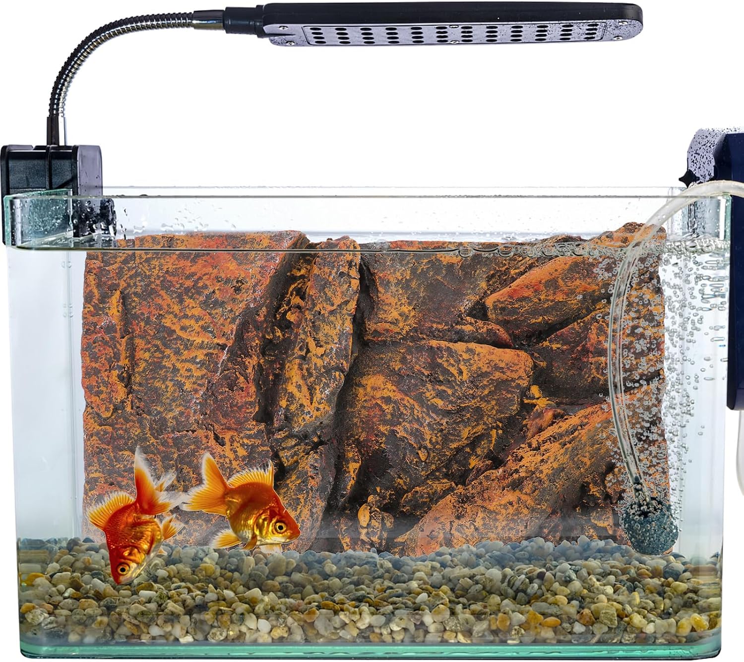 Milisten PU Rock Terrarium Background Board Realistic Aquarium Decorative Panel for Reptile Tanks Fish Tanks Turtle Habitats Lightweight Simulation Scenery