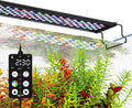 SEAOURA Aquarium Light for Fish Tank, 24/7 Custom Timer, Power-Off Memory, 7-Row LED 24-30in Full Spectrum Fish Tank Lights, 8 Colors, 20 Brightness, Day&Night Cycle, Adjustable Mount for Freshwater
