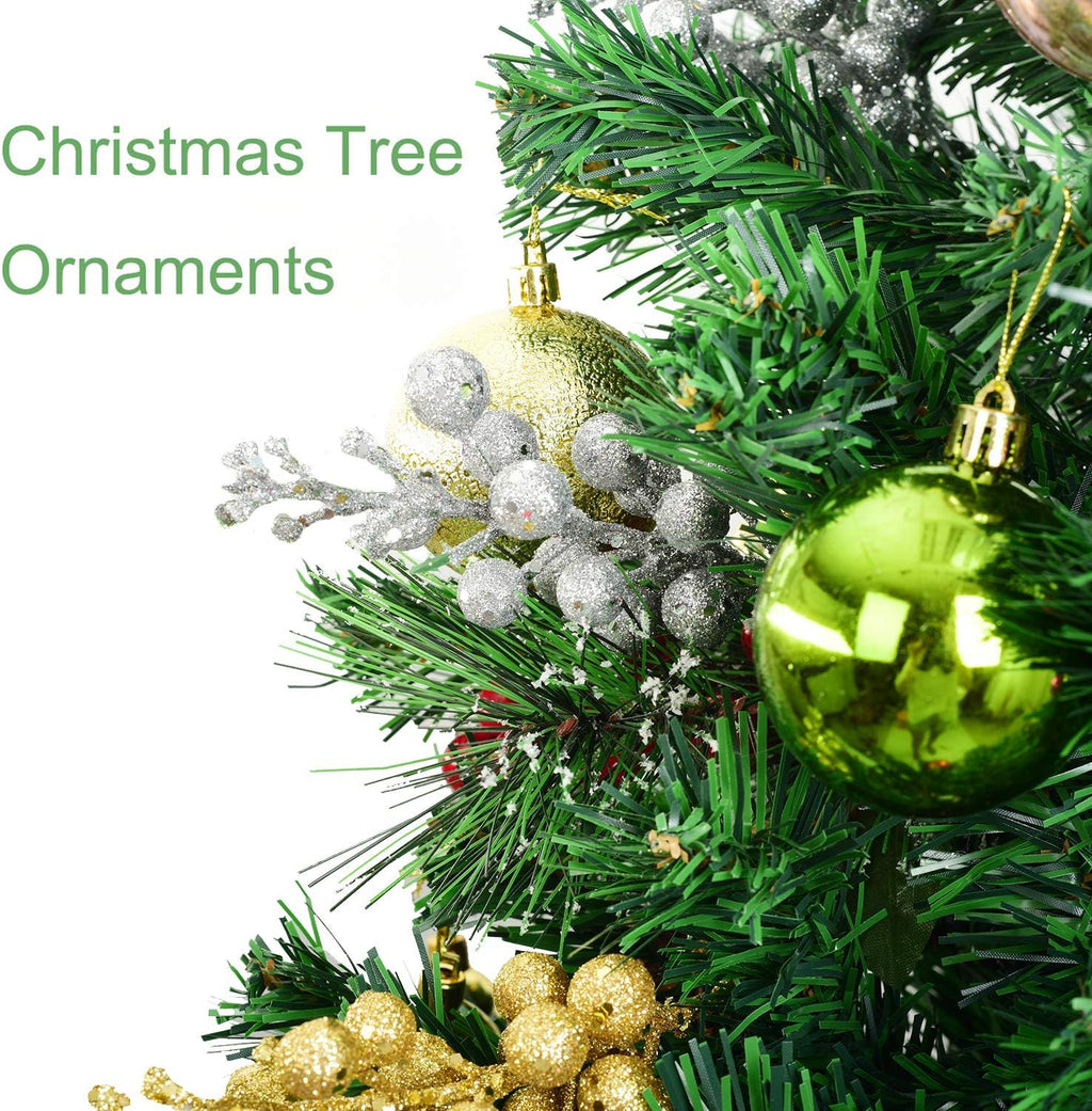 14 Pack Christmas Glitter Berries Stems Clearance, 7.8 Inch Artificial Christmas Picks for Christmas Tree Ornaments, DIY Xmas Wreath, Crafts, Holiday and Home Decor, Silver