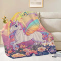 Unicorn Throw Blanket Unicorn Rainbow Stuff Gifts for Kids Girls Boys Adults Women Man Soft Cozy Warm Plush Fluffy Fuzzy Fleece Blanket Decorr 40''X50''