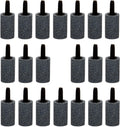 ALEGI Aquarium 1 Inch Air Stone Cylinder Bubbler,Air Stone Accessories for Fish Tank and Hydroponics (20 pcs)