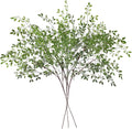3Pcs Artificial Greenery Stems, 43.3 Inch Nandina Faux Greenery Branches, Tall Faux Plant Stems for Vase, Artificial Plastic Plant Floral for Home Office Wedding, Garden Restaurant Decoration