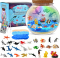 Light Up Ocean Terrarium Kit for Kids, 13 Colors LED sea Animal Toys Crafts for Kids Ages 4-8, Night Light Decor Christmas Birthday Gifts Toys for Kid Girls Boys Ages 4 5 6 8-12