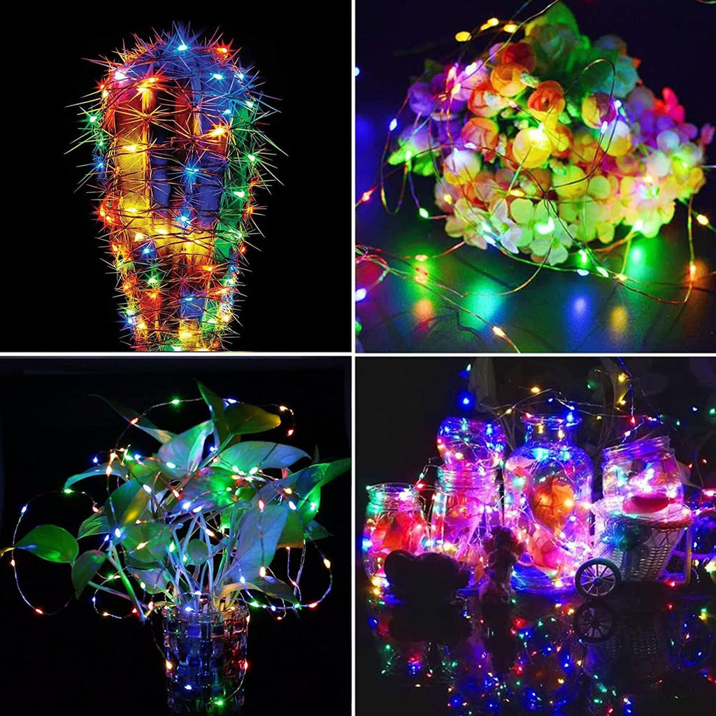 Cool White ⇋ Multicolor 66Ft 200LED Christmas Fairy Lights Plug in with Remote, Waterproof String Lights Outdoor Indoor 8 Modes with Timer, Twinkle Lights for Girl's Room Garden Christmas Decorations