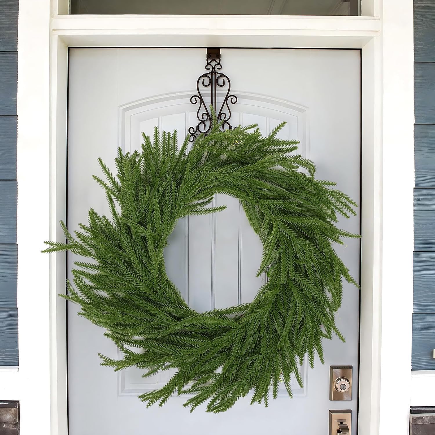Green Garlands for Decoration,6FT Indoor Pine Garland for Christmas,Green Artificial Greenery Garland Real Touch Pine Garlands for Table, Mantle, Wall, Indoor