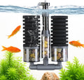 Dual Sponge Aquarium Filter, Air-Powered, 10–40 Gal – Ultra-Quiet Bio-Sponge Filtration | Freshwater & Saltwater | Easy Setup
