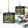 Personalized Aquarium Christmas Ornament, Fish Christmas Ornament, Gift for Fish Lover, Custom Aquarium Christmas Tree Keepsake, Kids First Gift Ideas, Pet Kids Ornament (AFT8)