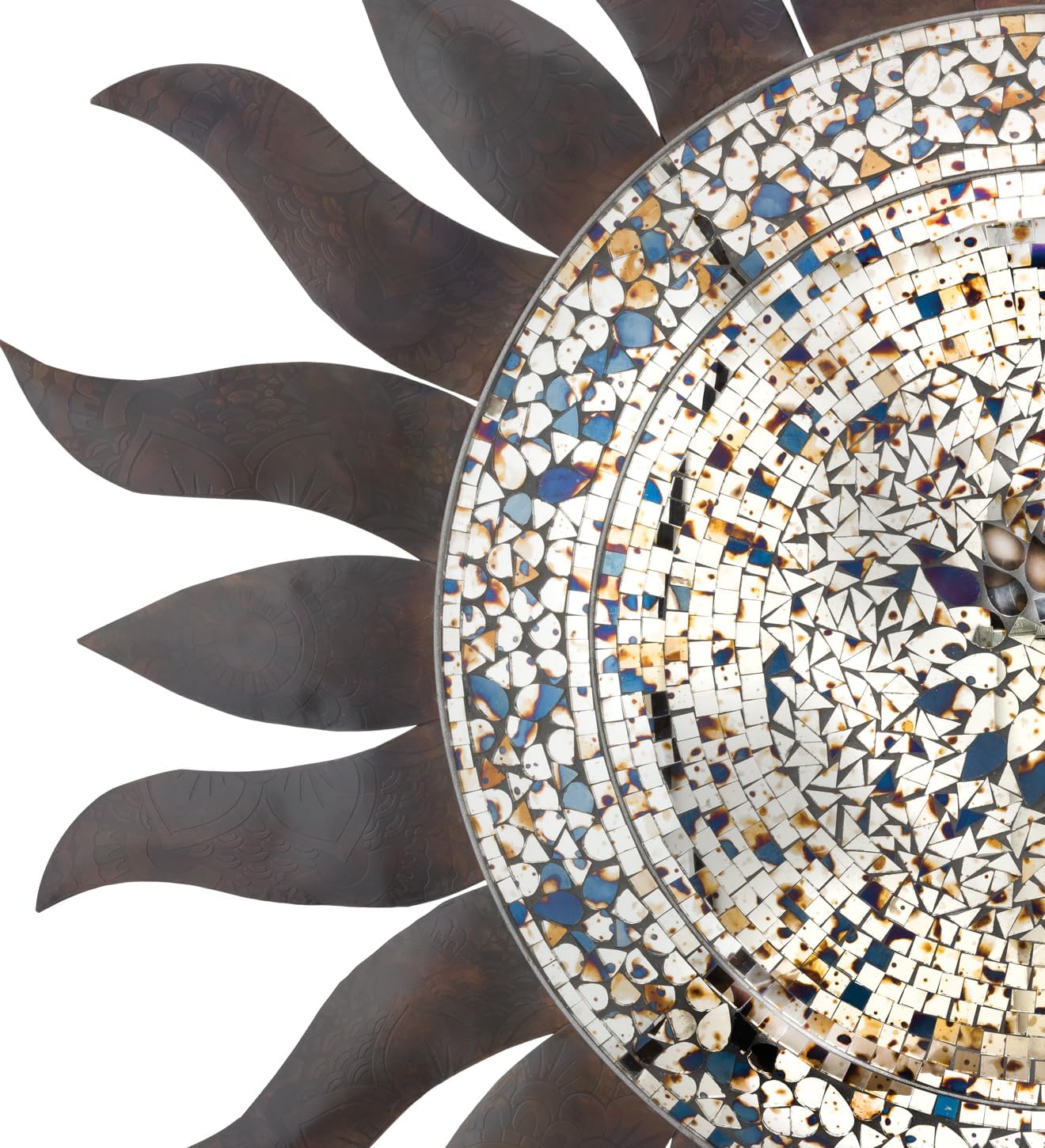 Regal Art & Gift Dazzle Large Metal Sun Wall Decor - 36 Inch | Indoor Outdoor Rust-Resistant Sunburst Sculpture | Eye-Catching Metal Sun Wall Art Accent for Patio, Garden, Living Room