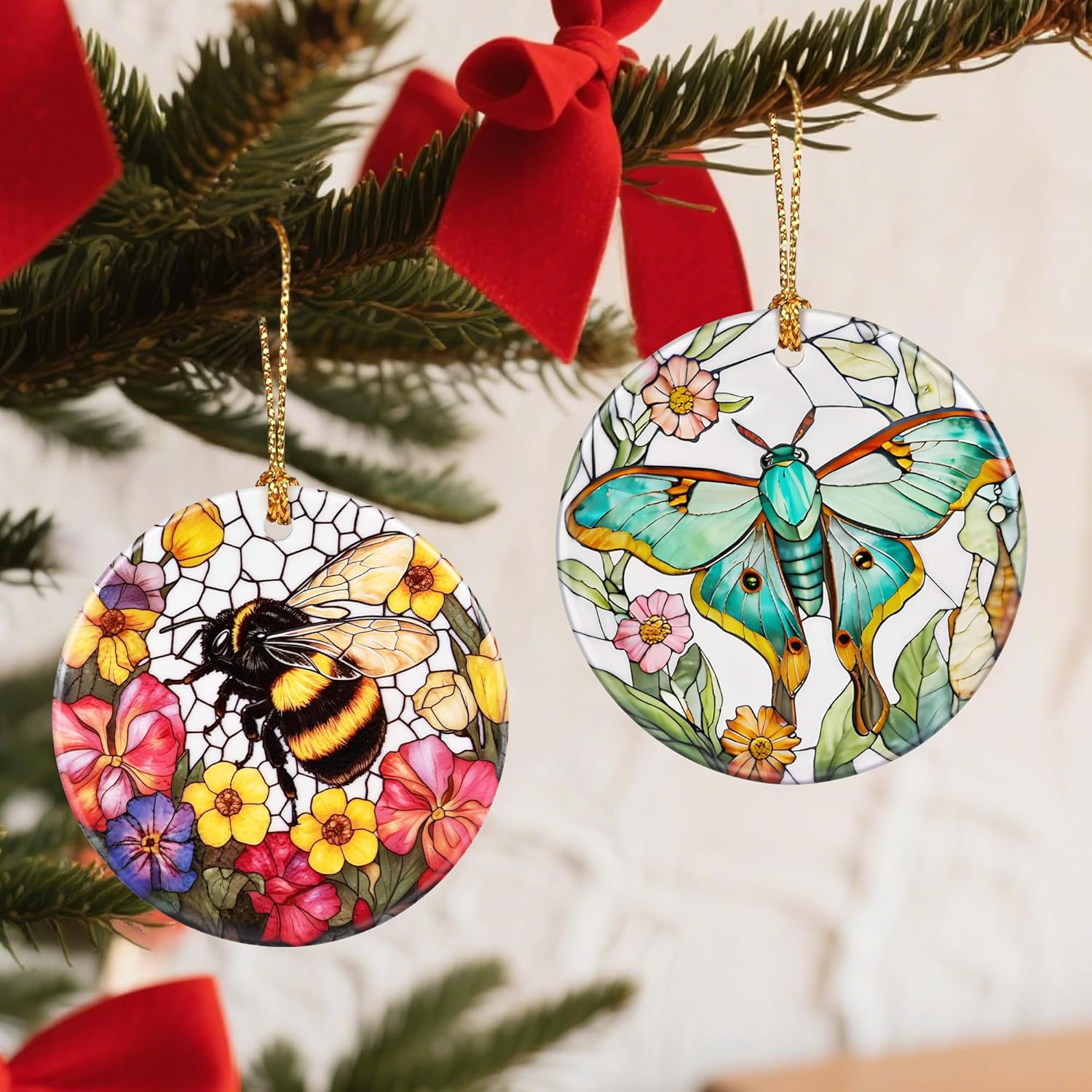 Christmas Ornaments, Butterfly Ornament, Christmas Tree Ornaments, Xmas Decorations, Holiday Decorations, Gifts for Butterfly Lovers, Holiday Party Gifts, and Xmas Gift Ideas