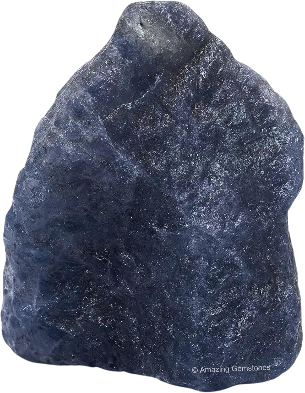 Amazing Gemstone Iolite Raw Crystals and Healing Stones, Natural Rocks for Tumbling and DIY Raw Stones and Crystals (5 Pieces)