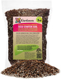 Premium Organic Seed Starter Soil - 5 Quart - All-Purpose Organic Potting Soil for Happy Seedlings and Plants by Gardenera
