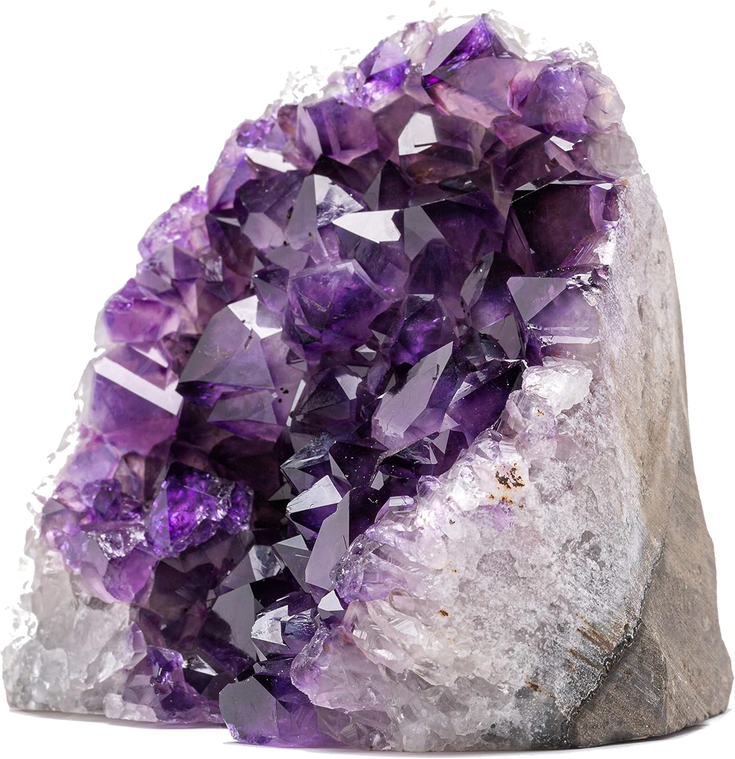 Natural Amethyst (Less than 0.5 lb) Crystal Clusters Stone from Uruguay Raw Geode Quartz - Deep Purple Color