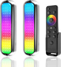HUSUKU GT10 6000LM Boat Underwater Lights RGB Marine Color Light Kit, 72LED 7in 12V 60W IP68 Waterproof 2205 Stainless Wireless, Grouping & Control Auto Sync for Yacht Boat Dock Transom Pontoon Light