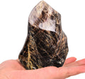 Black Moonstone Flame Shaped Towers Large Healing Crystal Stone Home Decor 1.5-2.2LBS