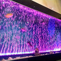 LED Aquarium Lights for Fish Tank,Submersible Fish Tank Light with Air Bubbler Hole Bubble Wall RGB Color Changing Brightness Adjustable Waterproof Remote Control Bubble Tube Light,3W 9inch