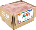 Hygloss Colored Sand for Crafts - 25 lb, Pastel Rainbow - Vibrant Colorful Fine Sensory Play Sand Art Kits for Kids - Classroom Activities for Children 3 4 5 6 7 8 9 10 11 12 – Safe for Ages 3+