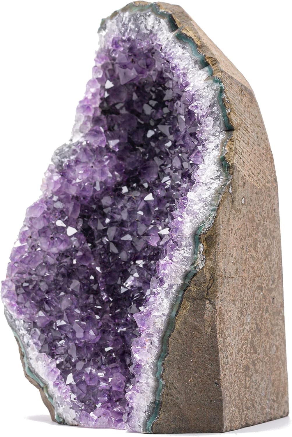Large Natural Amethyst (10 lb to 12.5 lb) Crystal Clusters Stone from Uruguay Raw Geode Quartz - Deep Purple Color
